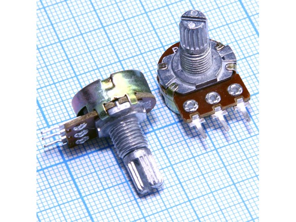 Резистор 10к под гайку RV16AF-20-15K-B10K-3 L=15