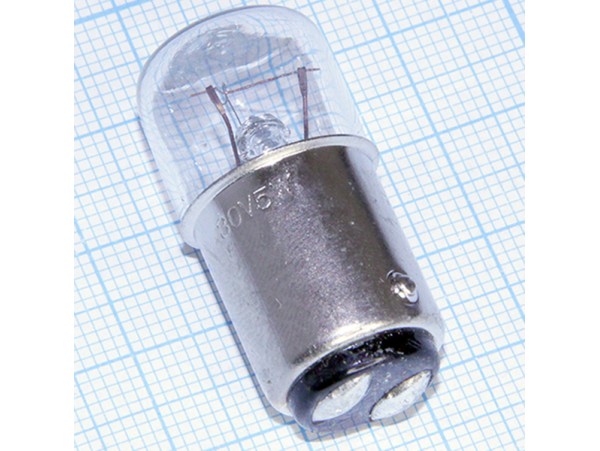 Лампа 24V 5W BA15d 16x35