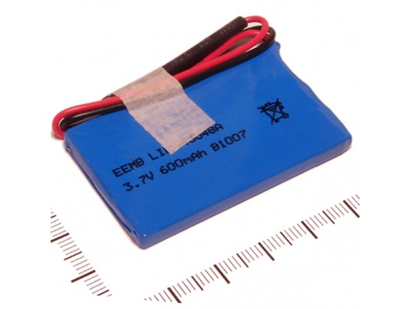 Акк. LIR043048A-PCB-LD c ленточными выводами 3,7V/600