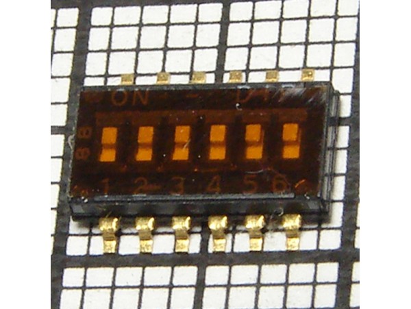 NHDS-06 переключатель SMD DIP