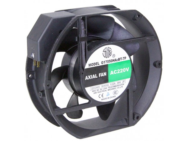 Вентилятор 220V/0,22А, 172х150х51 G17050HA2BT-7P