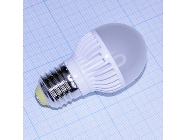 Лампа 220V 5,4W E27 2700K LED теплый белый Ecola