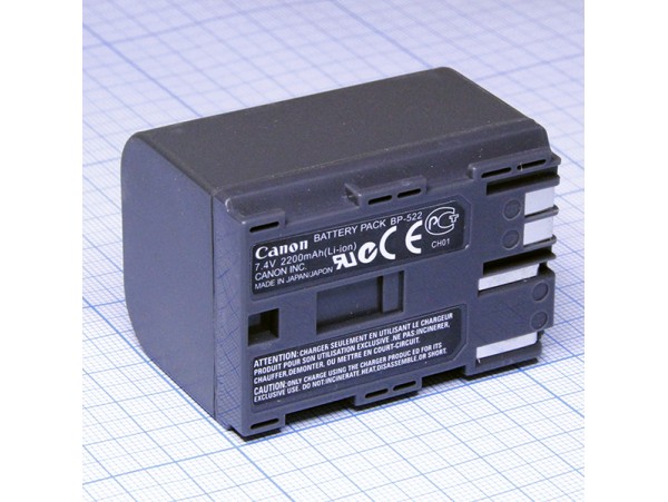 Canon BP-522 Аккумулятор 7.4V 2200mAh Li-Ion