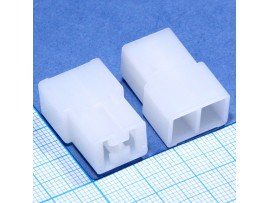 Нож.6,3мм Вилка 2к. корпус 924-0