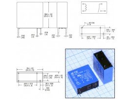 Реле 12VDC SDT-SH-112DM 1A 10A/250VAC