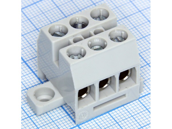 KR8031 клеммный блок 3конт. 6 мм.кв.