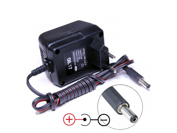 БП 5V2,5A 2,5х5,5мм(+) БПИС-TR6-5-2,5 Блок питания