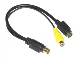 Шнур MINI DIN7=RCA гн.+MINI DIN4 шт. (0,2м) Premier