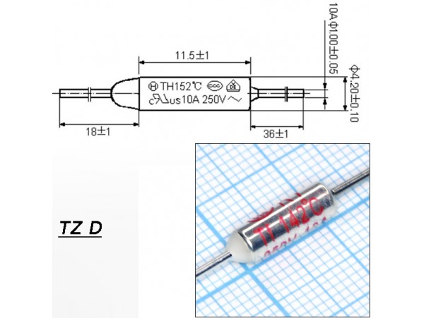 TZ D-140-15АТермопредохранитель