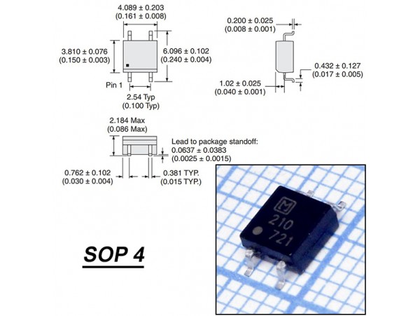 AQY210S(X) Оптопара