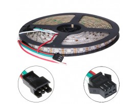Лента SPI 5V 18W/m 60 led/m 5050 RGB WS2812B IP65
