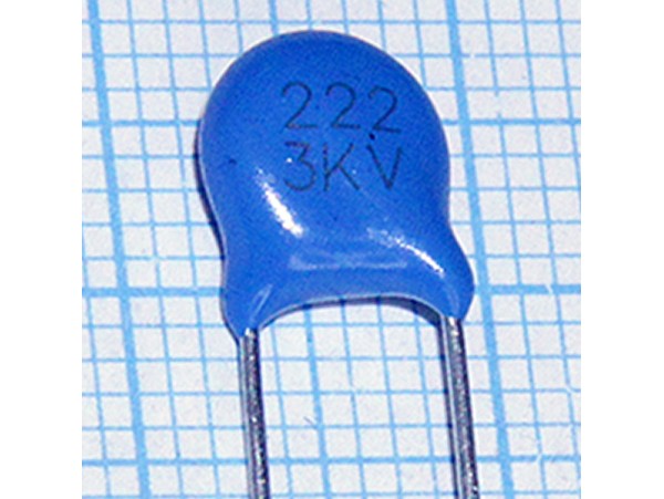 Конд.2200p/3kV d= 7мм Y5P