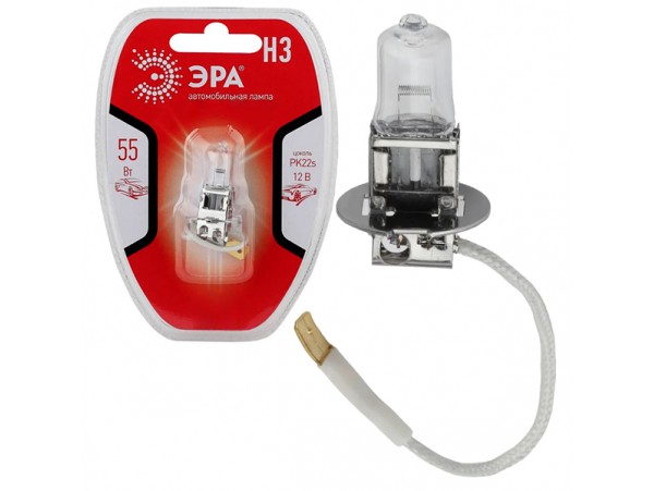 Лампа 12V 55W PK22s H3 Эра