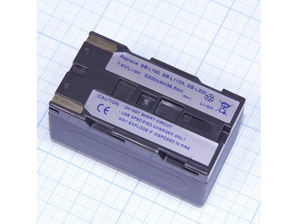 Акк. Sams. SB-L110A, SB-L160, SB-L320 7,4V/5200 mAh