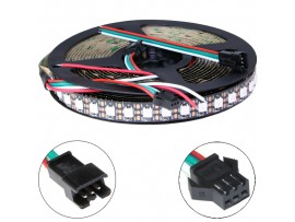 WS2812B-96Led  IP20 чёрная Лента светодиодная