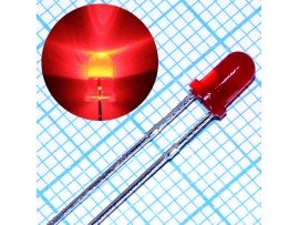 LED BL-B51V1 R кр.d=3 80мКд