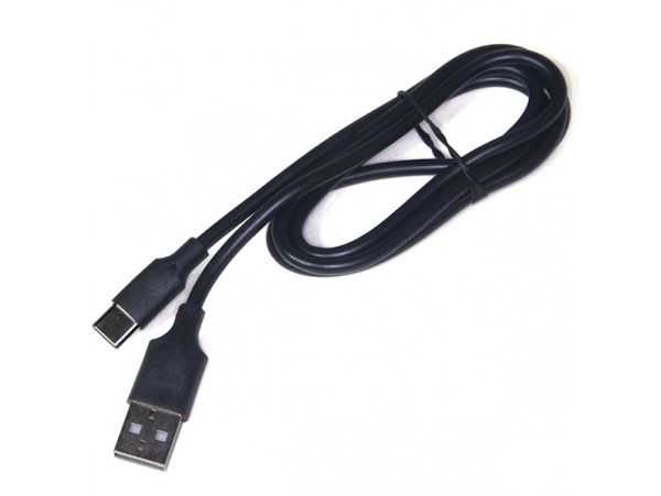 Шнур USB=Type-C 1м чёрный 2,4A
