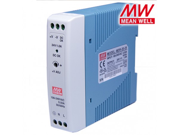 БП 24V1A на DIN рейку MDR-20-24 Блок питания