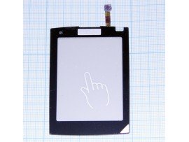 Nokia X3-02 Тачскрин +стекло (черный)