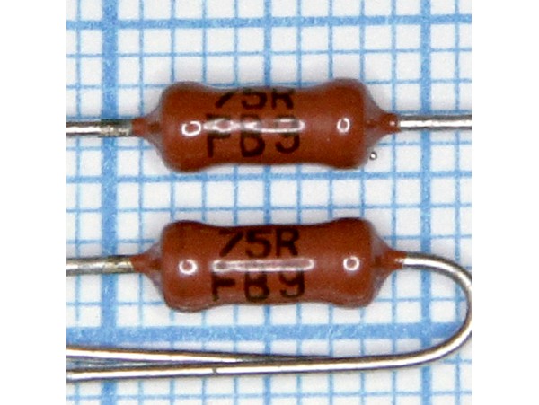 Резистор-0,125-75 Ом 1% С2-29В