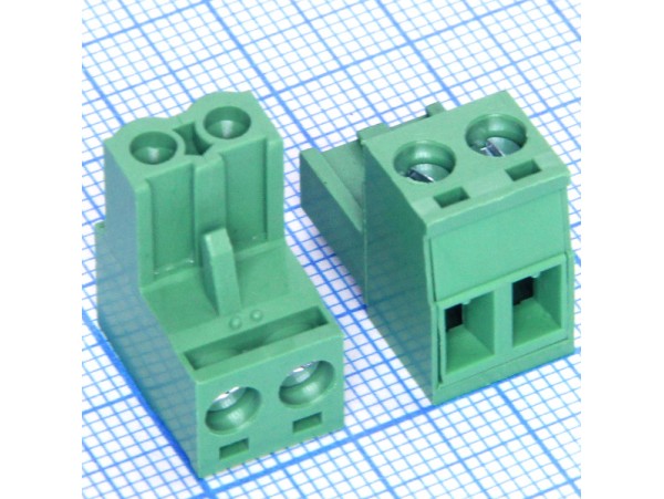 XY2500F-A-02P клеммник 2к шаг 5мм [2ESD]