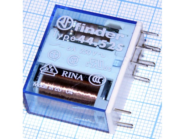 Реле 24VDC 445270240000 2C 6A/250VAC Finder