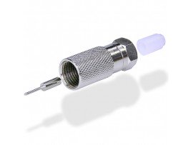 Разъем F на RG11 накрутка со вставкой