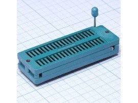 ZIF-40 Розетка DIP (2,54мм) с нул. усилием универс.