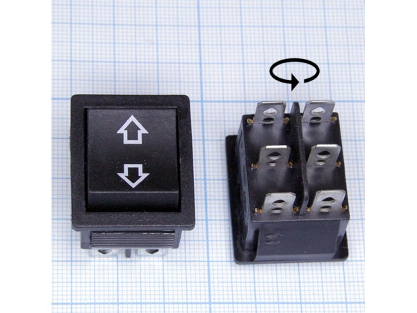 RS-223-4C 250V/15A (ON)-OFF-(ON) переключатель