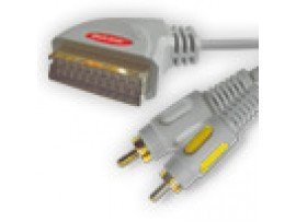 Шнур СК<2RCA DeLink 3,0м пластик