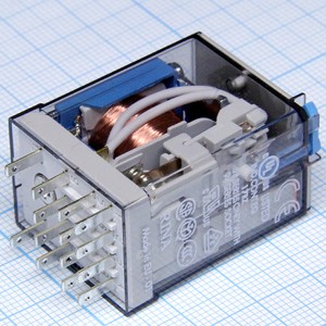 Реле 12VDC 553490120040 4C 7A/250VAC Finder
