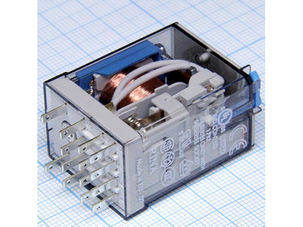 Реле 12VDC 553490120040 4C 7A/250VAC Finder