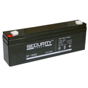 Аккумулятор 12V/2,2Ah SF12022 178х34х60 Security