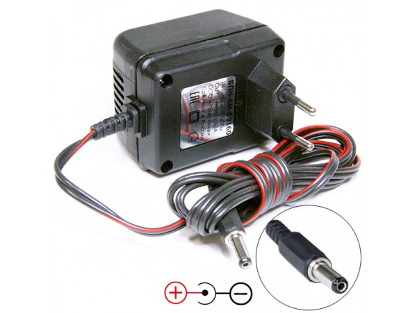 БПН-6М-09160(-) Блок питания 9V/1,6A штекер 2,1/5,5