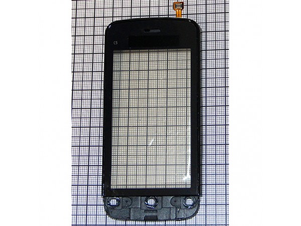 Nokia C5-03 Тачскрин +стекло (черный)