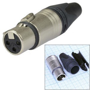 NC3FXX Розетка 3к.на кабель XLR Neutrik