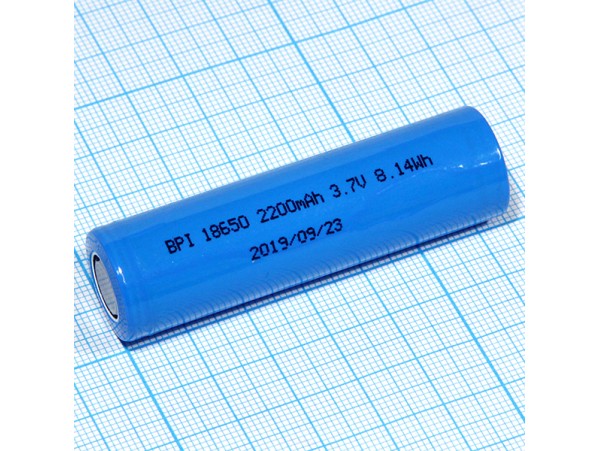 Аккумулятор 3,6V3400 mAh 18650 (d=18;L=67) GoPower б/з