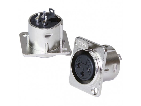 VC3FDL Розетка 3к.на панель XLR