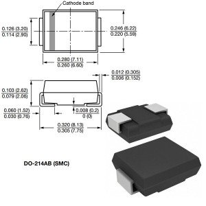 1.5SMC36CA диод защитный