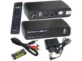 World Vision T644M3+Fm ресивер эфирный DVB-T2+C+радио