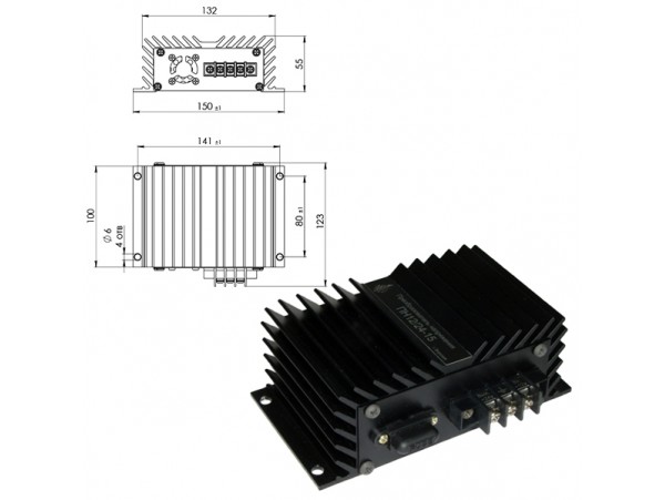 ПН-12/24-15А (10-15VDC > 24VDC) преобразователь напр.