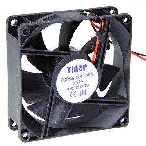 Вентилятор 12V0,14A 80х80х25 RQD 8025MS