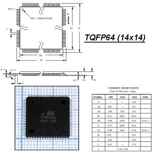 ATmega64-16AU