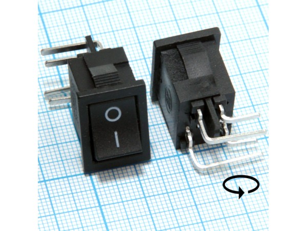 KCD1-104-04 250V/6A on-off переключатель