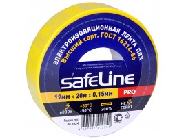 Изолента Safeline 19/20 желтая