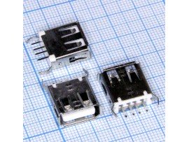 USB-A-110 розетка на плату