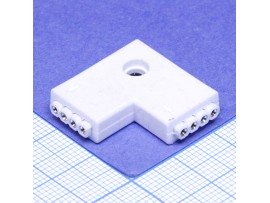 Коннектор 4P-L угловой  4 pin жесткий