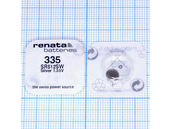 Элемент питания 1,55V SR721W (361) серебряно-цинковый