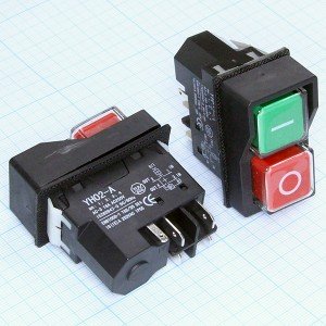 YH02-A DZ-6 5E4 250V/15A 2off-on выключатель