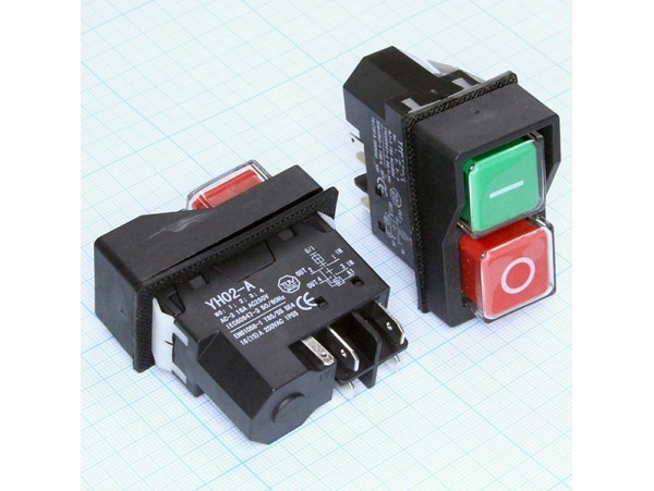 YH02-A DZ-6 5E4 250V/15A 2off-on выключатель